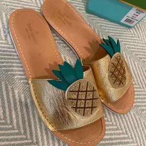 Kate Spade Ibis Pineapple Slides